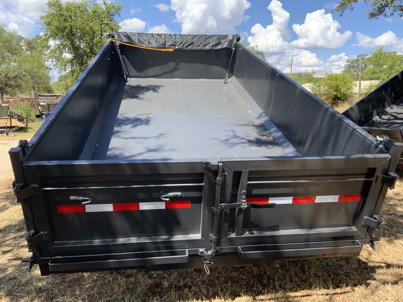 Southwest Gooseneck Dump- Bumperpull- 83x14-3043