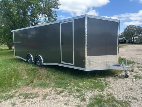 Alcom EZ Haul 8.5x24 Tandem Axle Trailer Cargo CHARCOAL-8099
