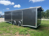 Alcom EZ Haul 8.5x24 Tandem Axle Trailer Cargo CHARCOAL-8099