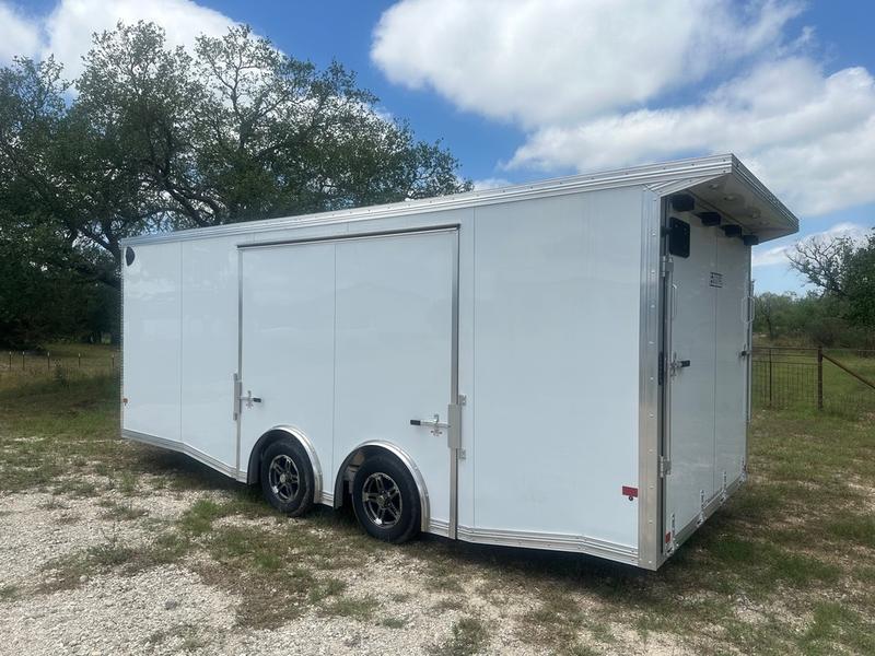 Alcom EZ Haul 8.5x20 Tandem Axle Trailer WHITE - 2151