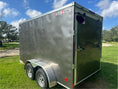 Load image into Gallery viewer, USED Wells Cargo 6x12 - FT612T2-D -GRAY - 2793
