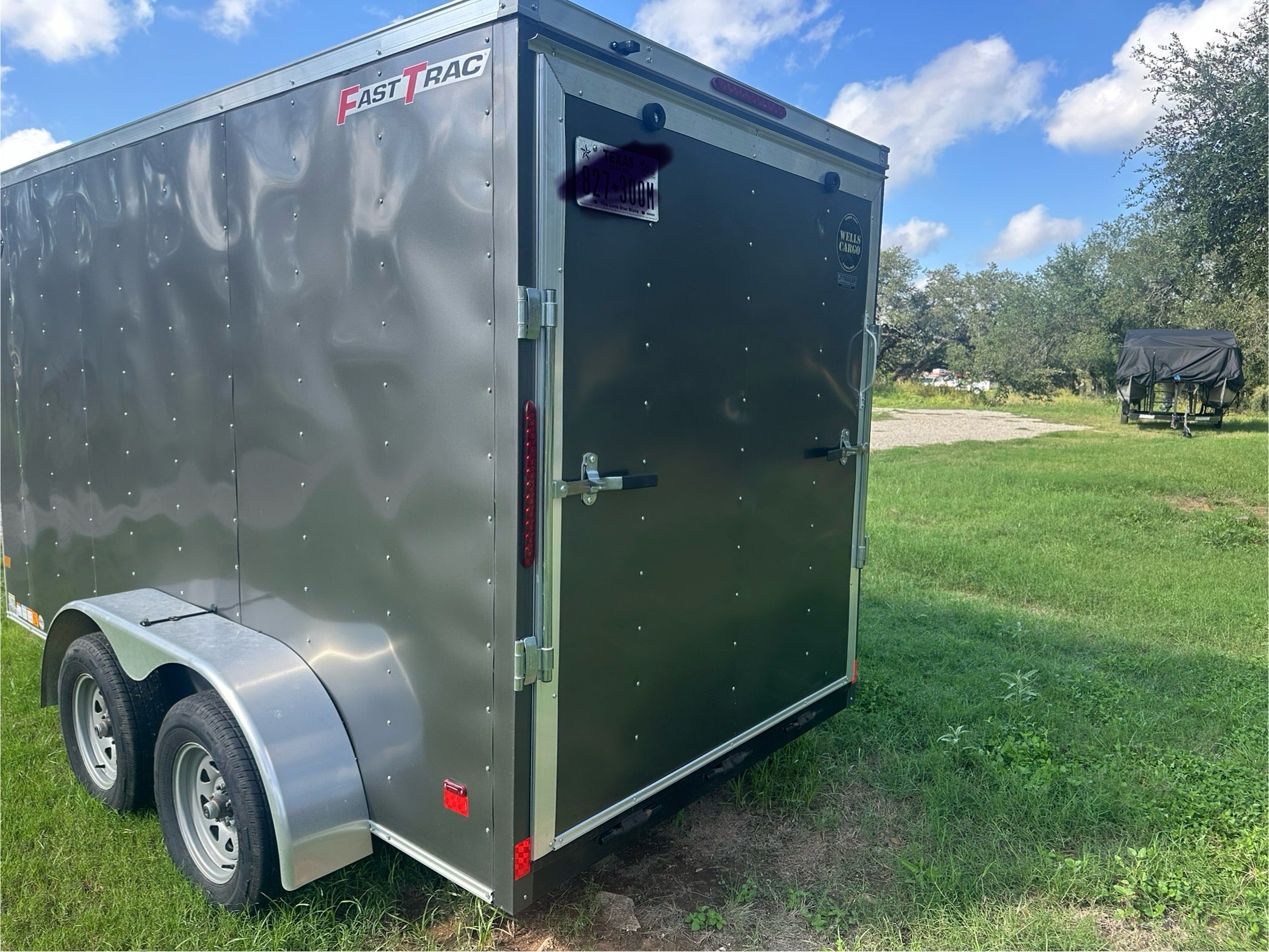 USED Wells Cargo 6x12 - FT612T2-D -GRAY - 2793