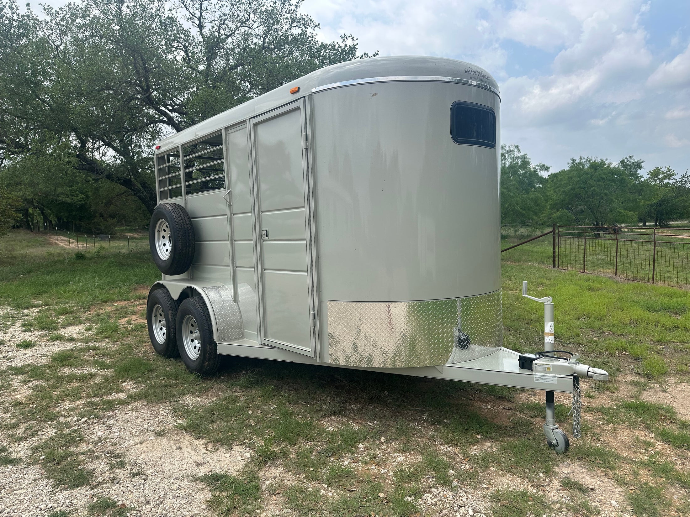Calico 6x13x7 GOLD Horse Trailer-0655