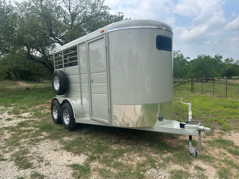 Calico 6x13x7 GOLD Horse Trailer-0655