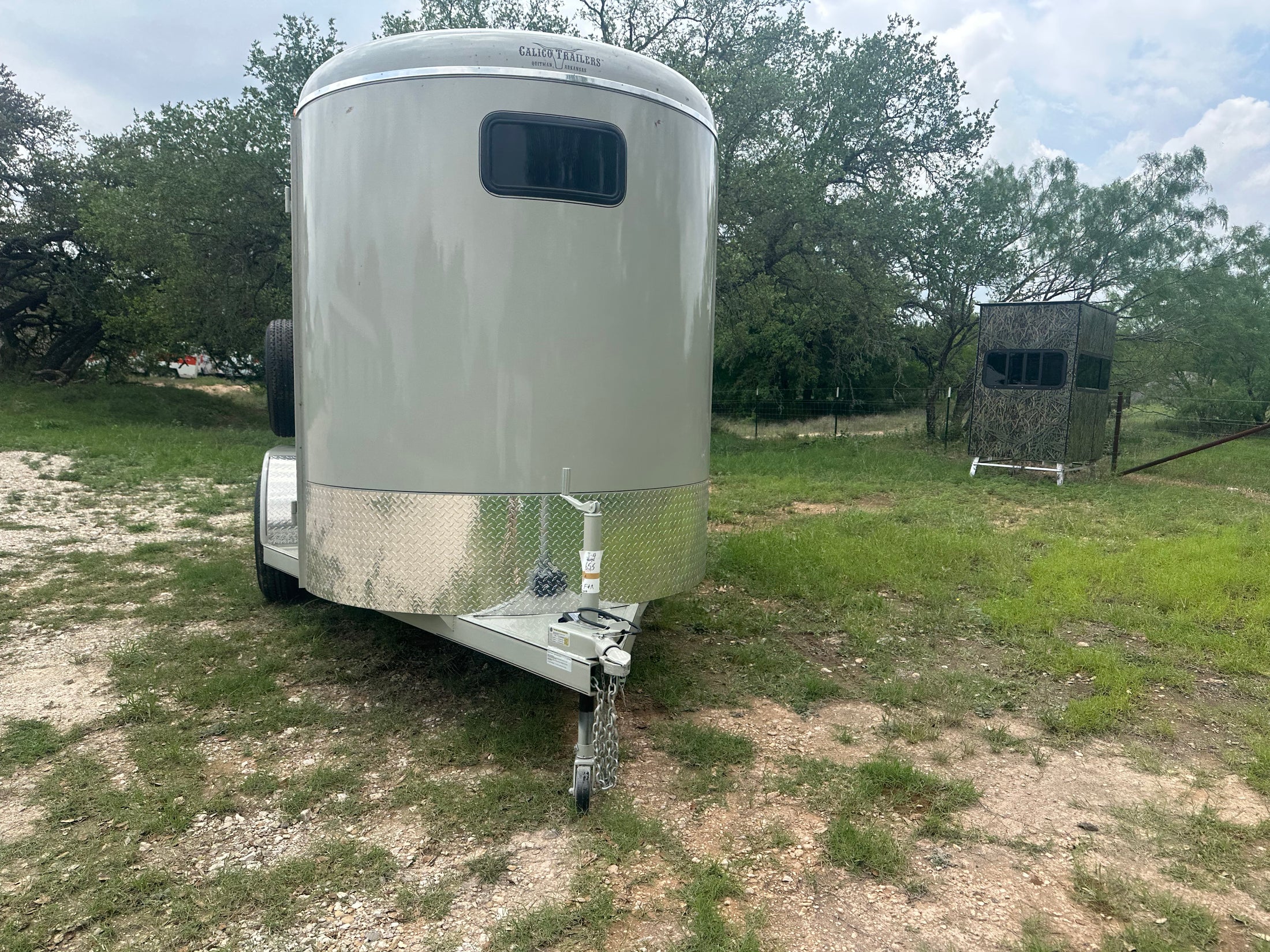 Calico 6x13x7 GOLD Horse Trailer-0655