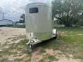 Load image into Gallery viewer, Calico 6x13x7 GOLD Horse Trailer-0655
