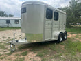 Load image into Gallery viewer, Calico 6x13x7 GOLD Horse Trailer-0655
