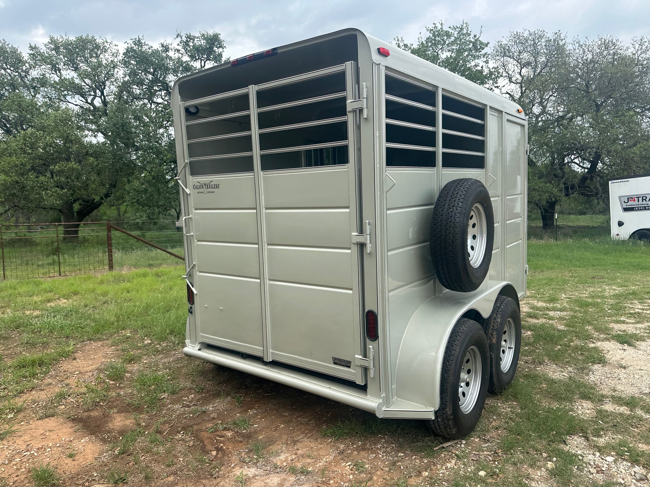Calico 6x13x7 GOLD Horse Trailer-0655
