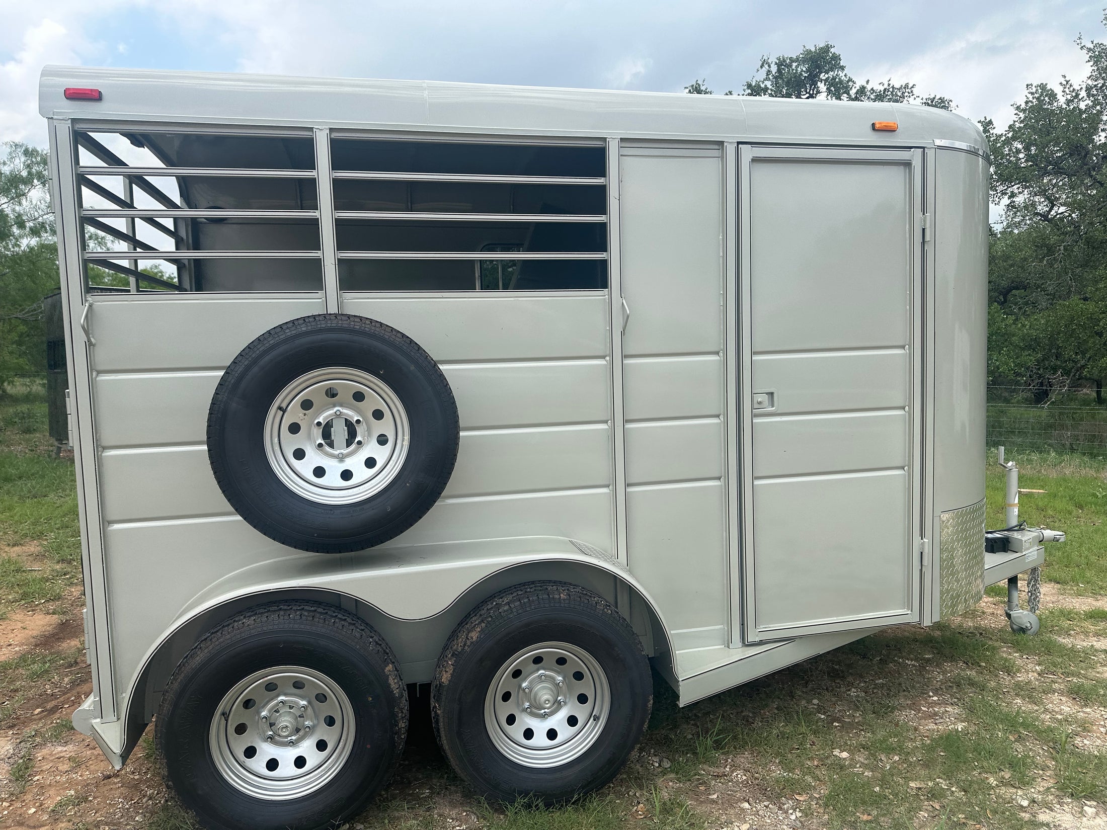 Calico 6x13x7 GOLD Horse Trailer-0655