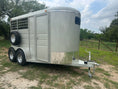 Load image into Gallery viewer, Calico 6x13x7 GOLD Horse Trailer-0655
