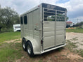 Load image into Gallery viewer, Calico 6x13x7 GOLD Horse Trailer-0655
