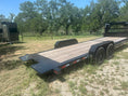 Load image into Gallery viewer, Delco 83" x 24' 8' deck Tandem Gooseneck Tilt 7786
