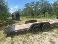 Load image into Gallery viewer, Delco 83" x 24' 8' deck Tandem Gooseneck Tilt 7786
