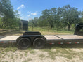 Load image into Gallery viewer, Delco 83" x 24' 8' deck Tandem Gooseneck Tilt 7786
