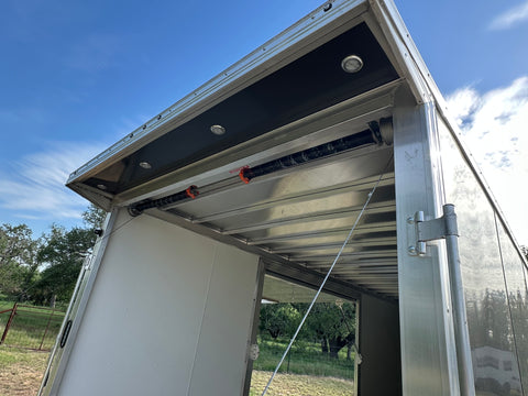 Alcom EZ Haul 8.5x24 Tandem Axle Trailer Cargo CHARCOAL-8099