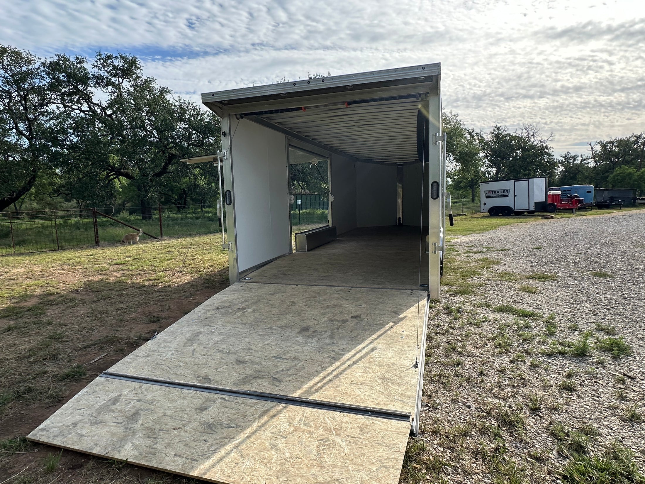 Alcom EZ Haul 8.5x24 Tandem Axle Trailer Cargo CHARCOAL-8099