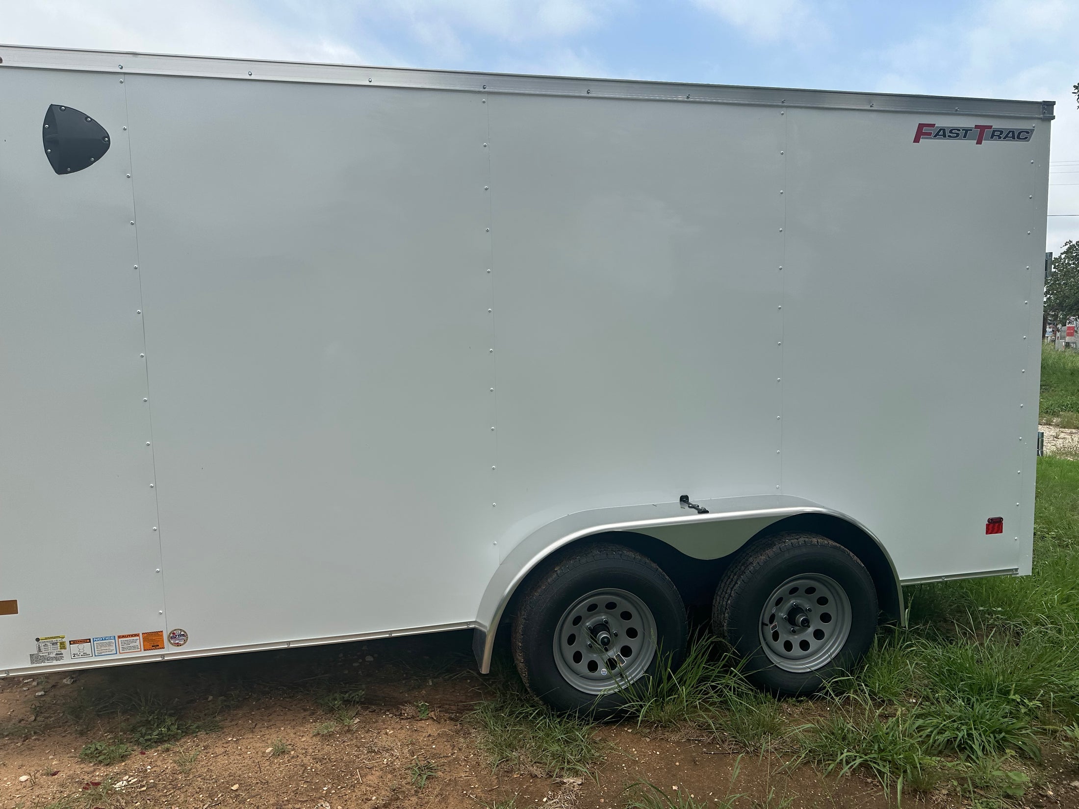 Wells Cargo 7x14 - FT714T2-D - WHITE 4090