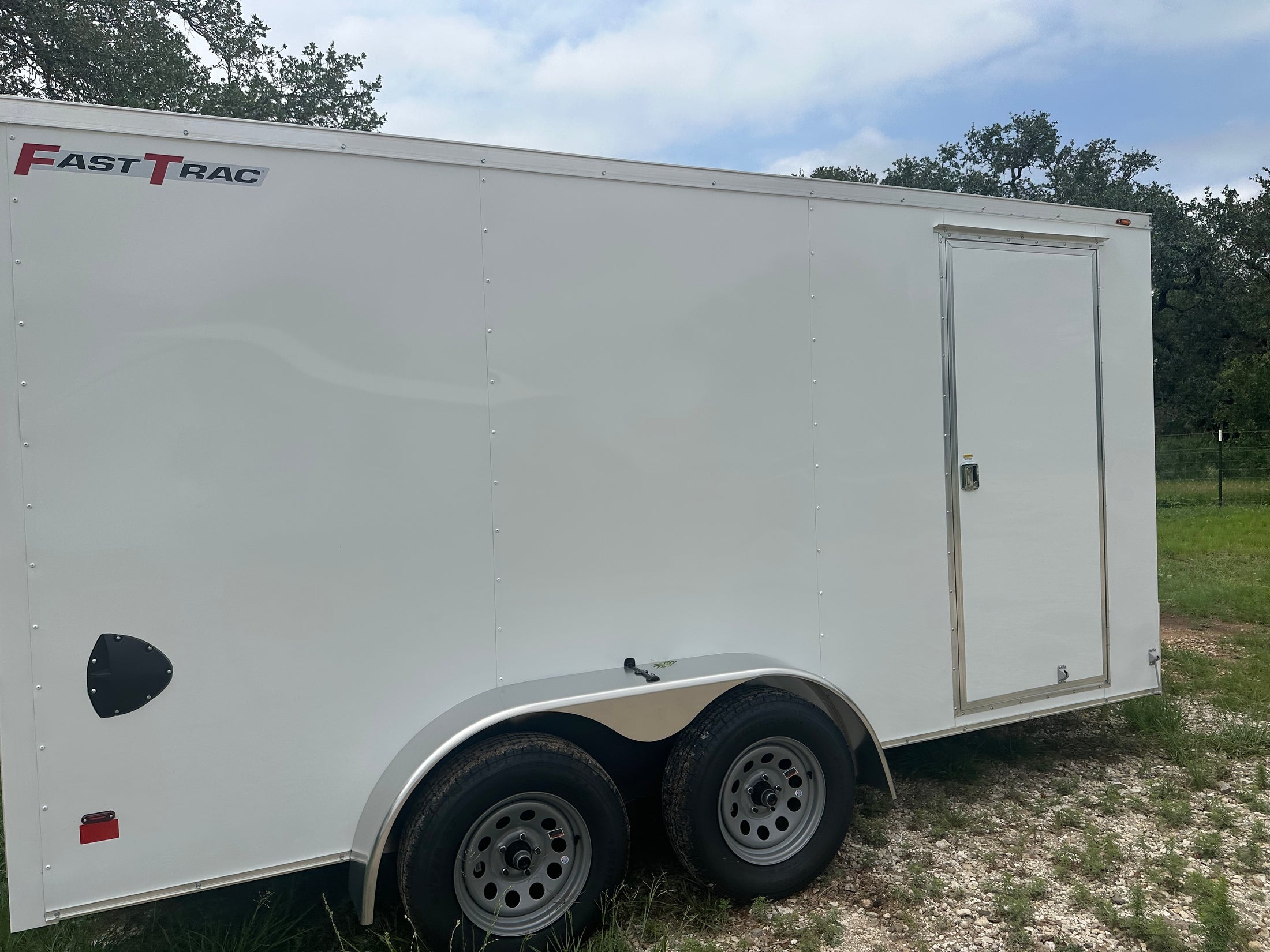 Wells Cargo 7x14 - FT714T2-D - WHITE 4090