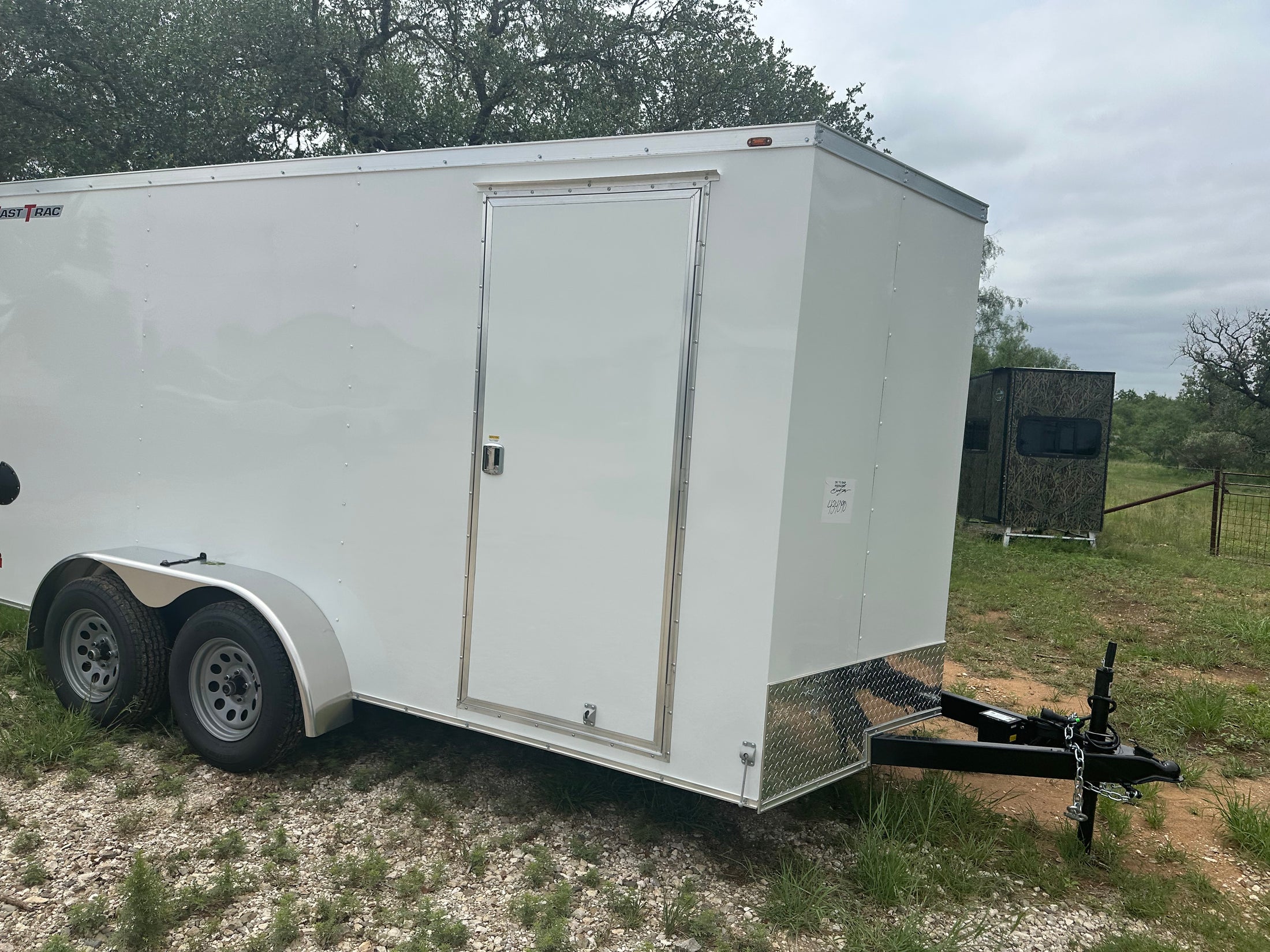 Wells Cargo 7x14 - FT714T2-D - WHITE 4090