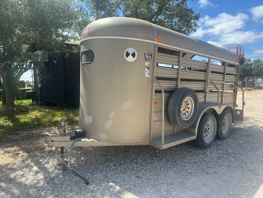USED WW -14x5 2013 Livestock Trailer - VIN 8999