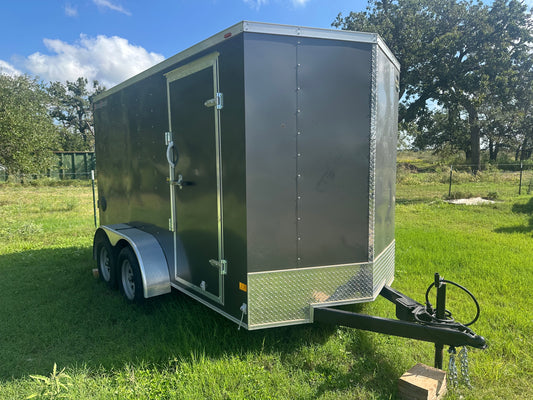 USED Wells Cargo 6x12 - FT612T2-D -GRAY - 2793