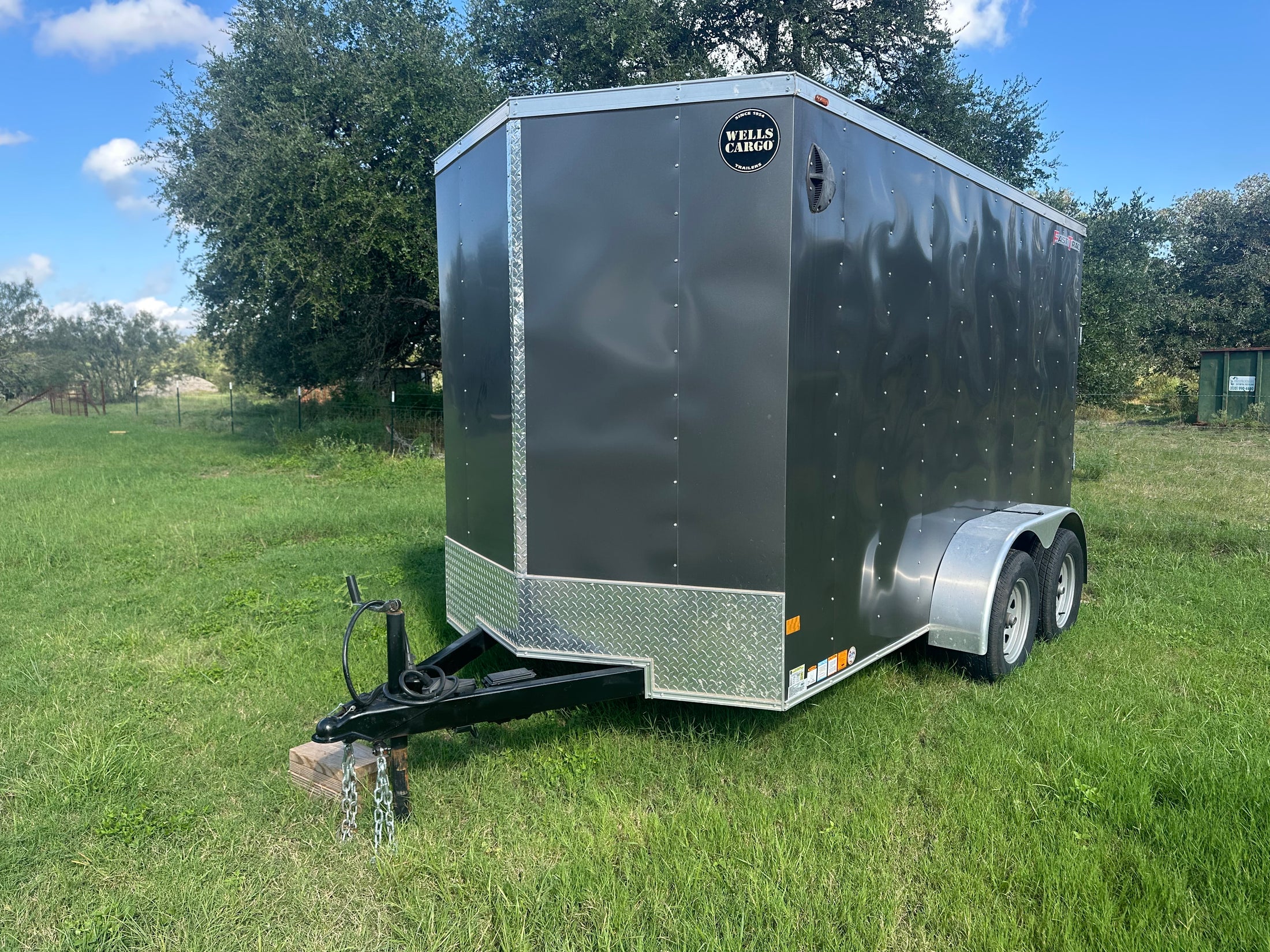 USED Wells Cargo 6x12 - FT612T2-D -GRAY - 2793