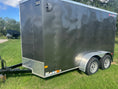 Load image into Gallery viewer, USED Wells Cargo 6x12 - FT612T2-D -GRAY - 2793
