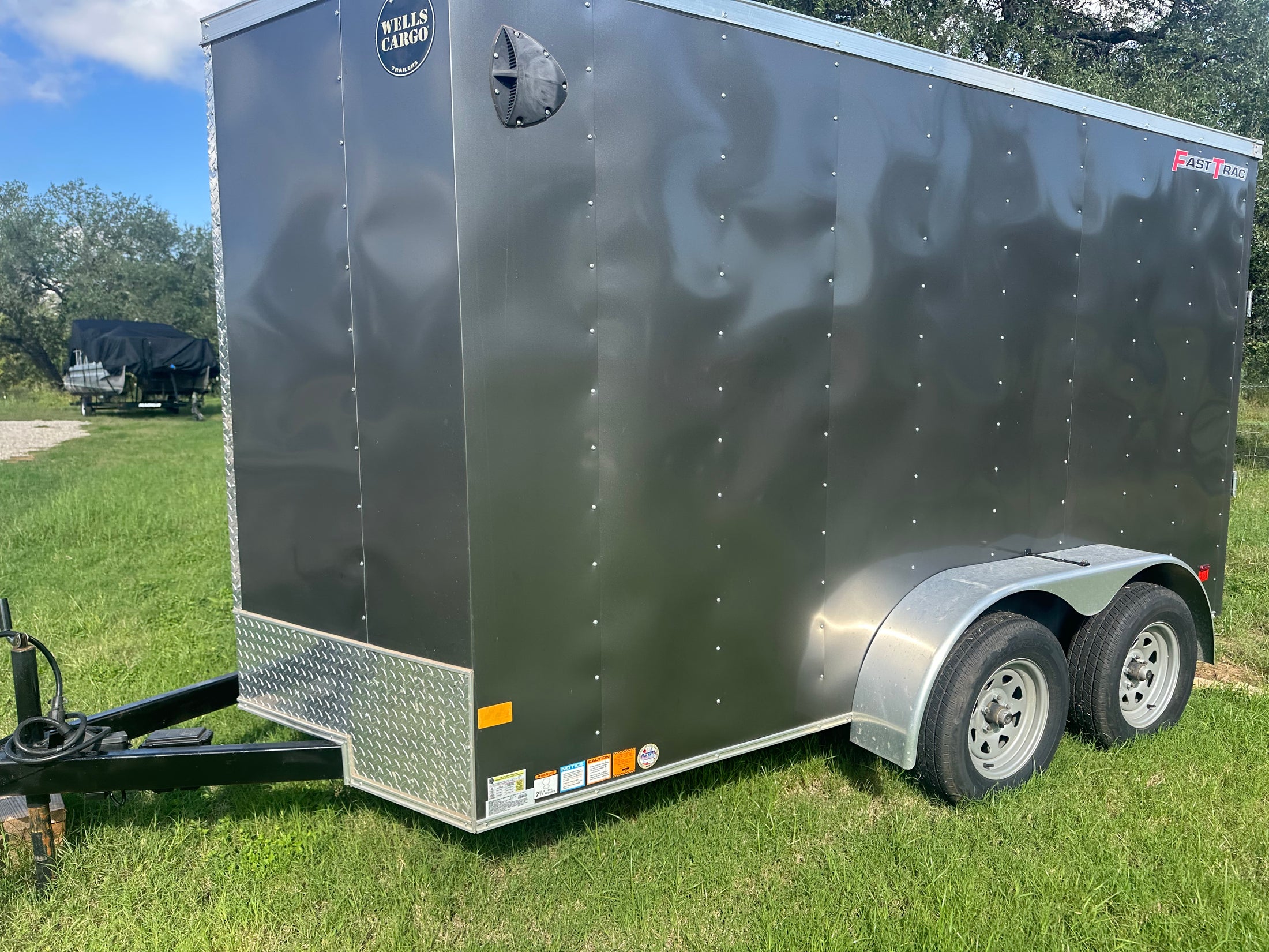 USED Wells Cargo 6x12 - FT612T2-D -GRAY - 2793