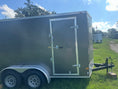Load image into Gallery viewer, USED Wells Cargo 6x12 - FT612T2-D -GRAY - 2793
