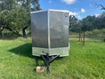 Load image into Gallery viewer, USED Wells Cargo 6x12 - FT612T2-D -GRAY - 2793
