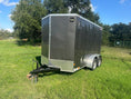 Load image into Gallery viewer, USED Wells Cargo 6x12 - FT612T2-D -GRAY - 2793
