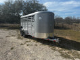 Load image into Gallery viewer, Delco 16x6x6'6 Bumper Livestock 6K- Silver - 8293
