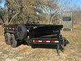 Load image into Gallery viewer, Delco Dump 72"x12' Dump BLACK - 8810
