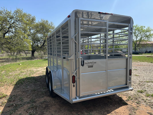 Calico 6x16x6'6" Silver 2026 Livestock Trailer- 0027