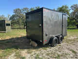 W0ells Cargo 7x12x7- FT712T2-D - Charcoal Grey 0684