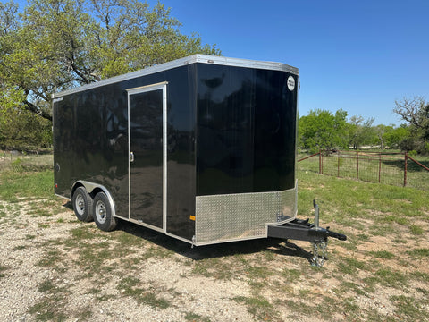 Wells Cargo 8.5x16x7- RFV8516T3- BLACK - 8606