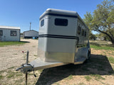 USED 2022 Brut 3 Horse Slant Trailer Grey-1004