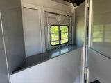 USED 2022 Brut 3 Horse Slant Trailer Grey-1004