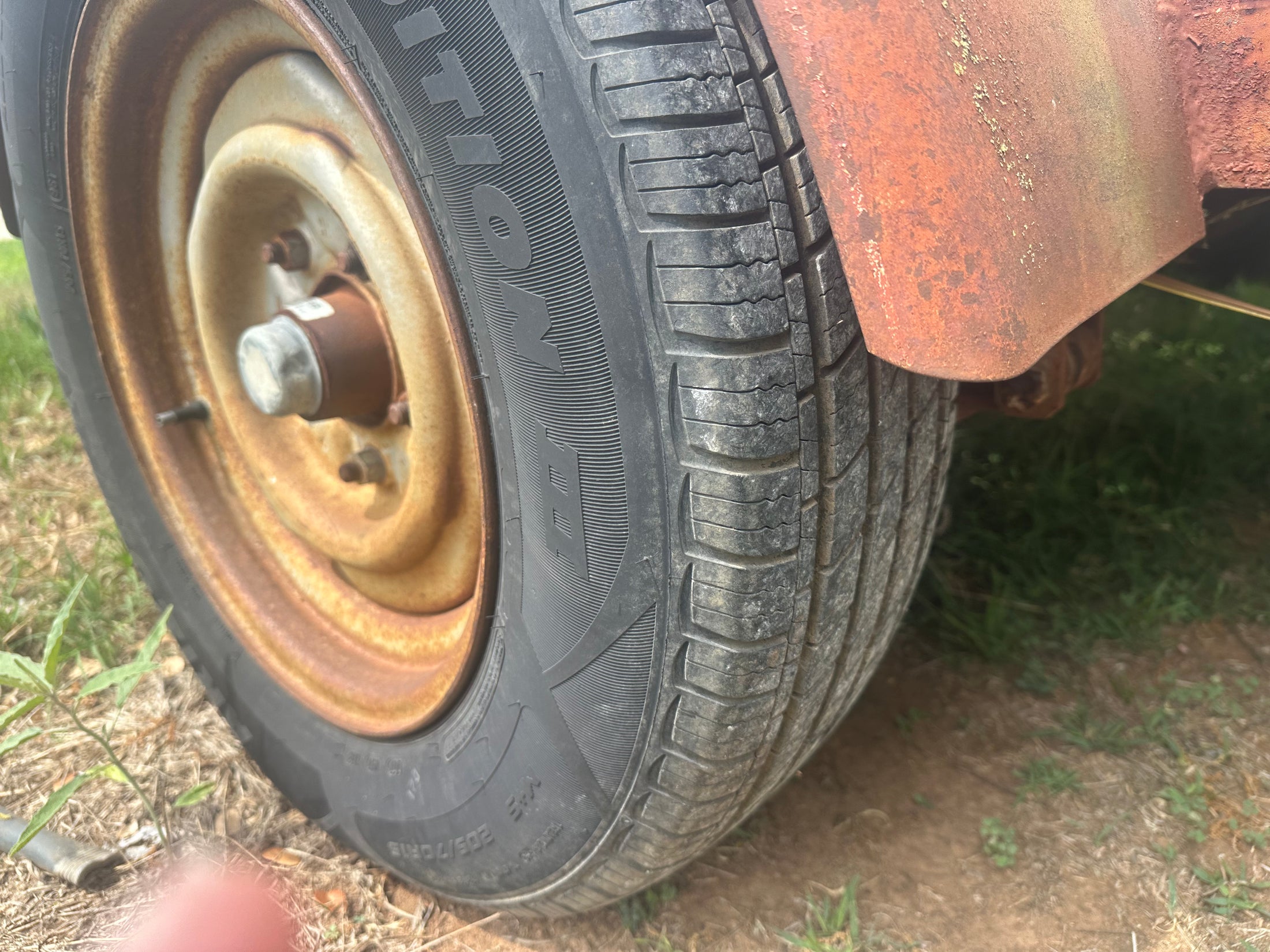 1988 Single Axle Trash Trailer USED homemade - HMMD