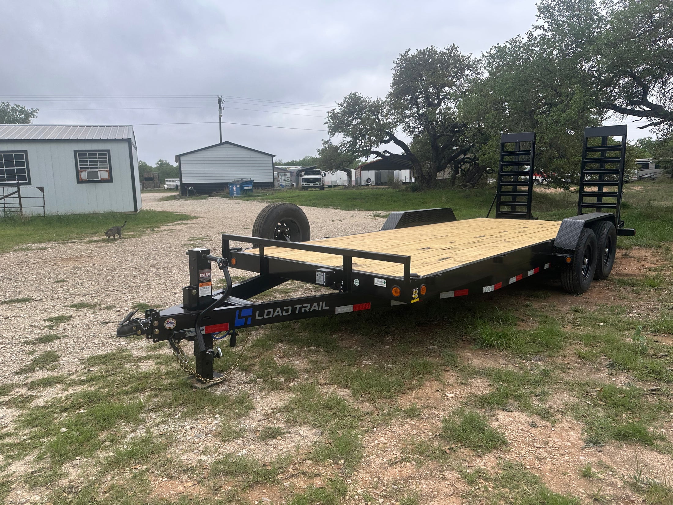 LoadTrail 83" x 20' TCarhauler w/ stand up ramps CH8320072 - 3584