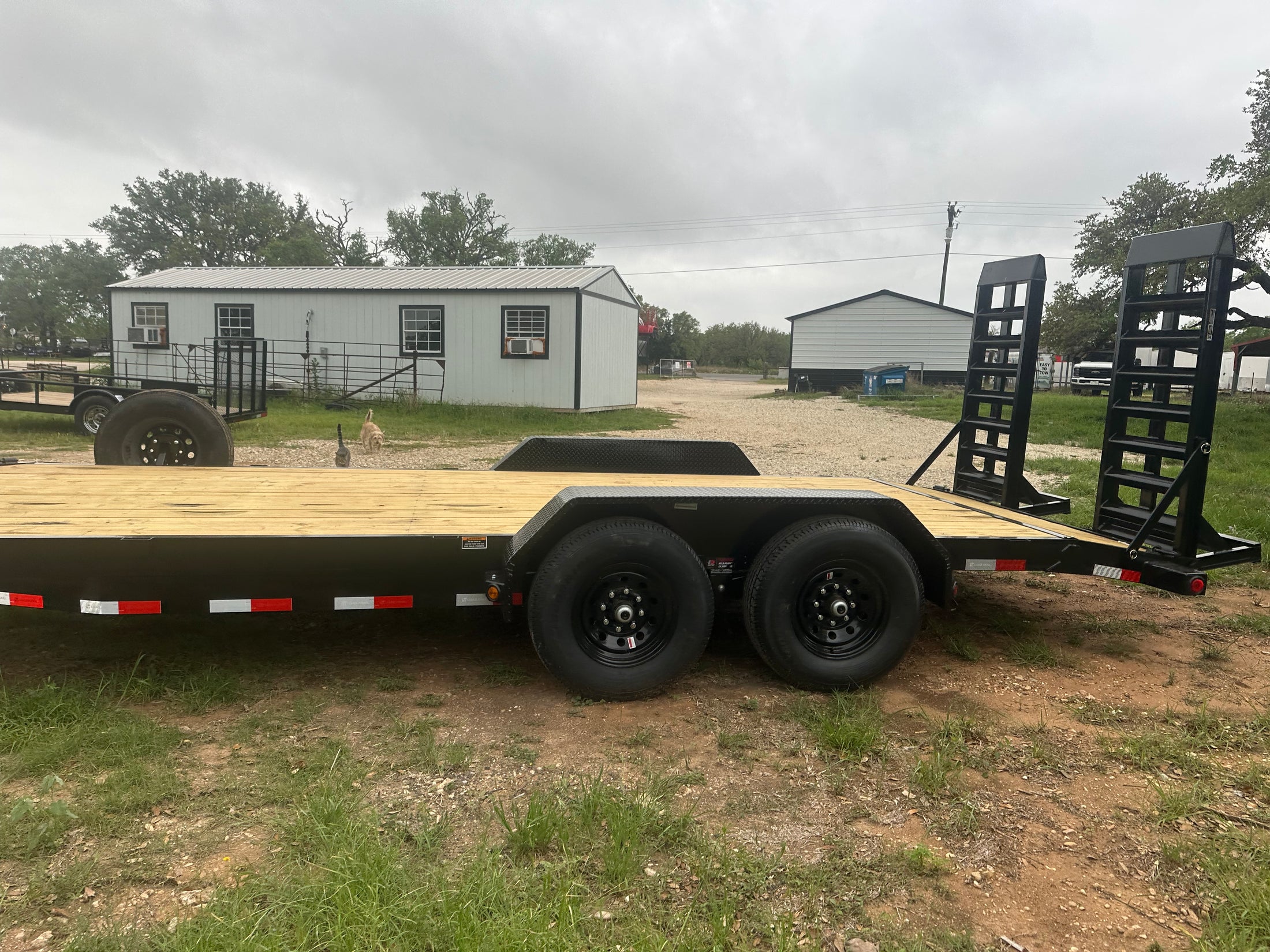 LoadTrail 83" x 20' TCarhauler w/ stand up ramps CH8320072 - 3584