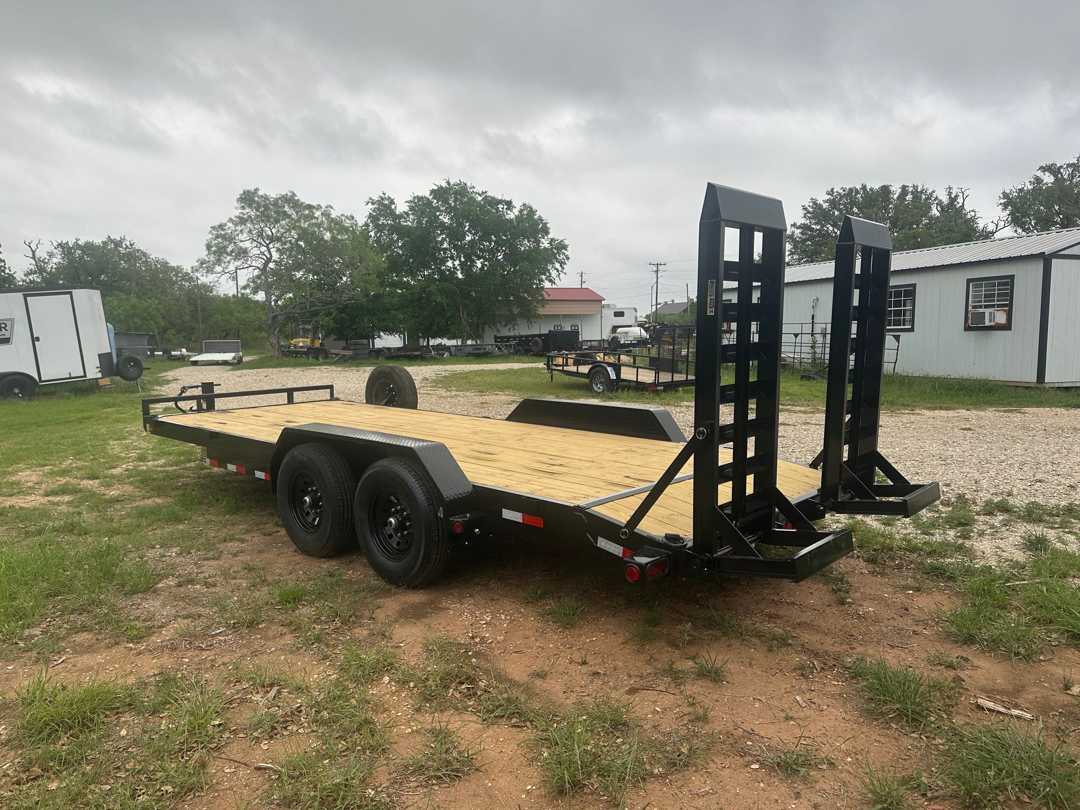 LoadTrail 83" x 20' TCarhauler w/ stand up ramps CH8320072 - 3584