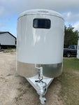 Calico- 6x12x7- 2 Horse Slant-Silver- 1271