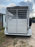 Calico- 6x12x7- 2 Horse Slant-Silver- 1271
