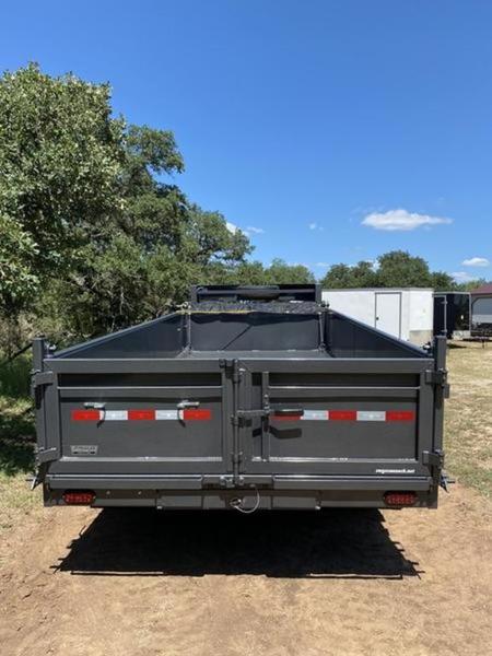 Southwest Gooseneck 83"x16' Gooseneck Dump Trailer- 3045