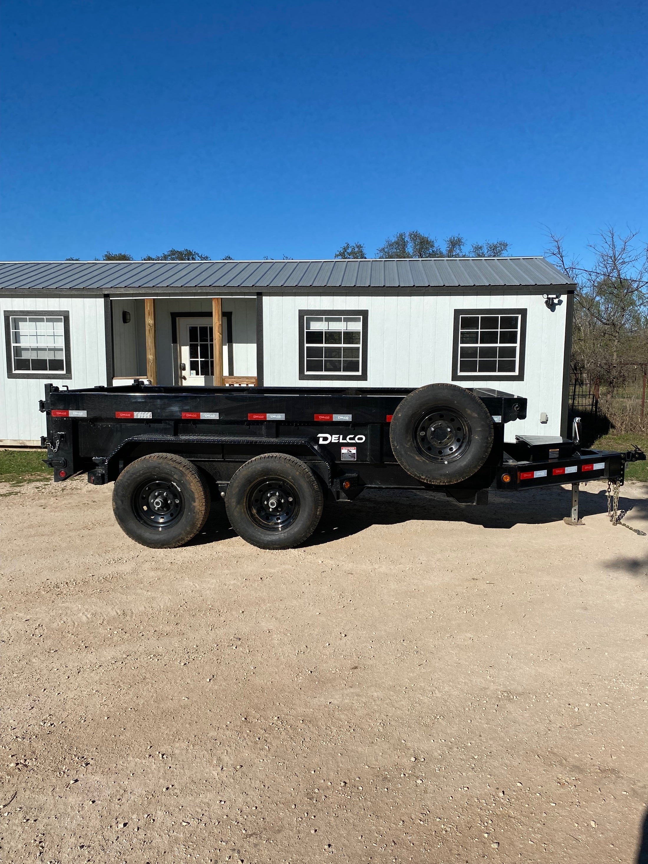 Delco Dump 72"x12' Dump BLACK - 8810