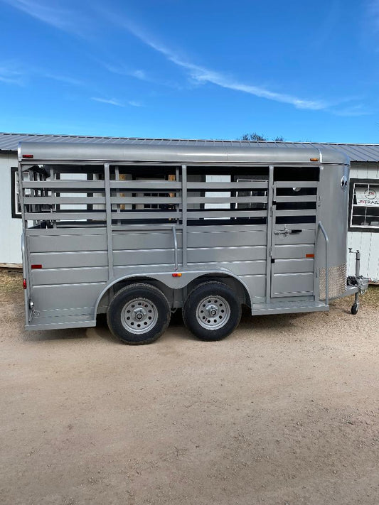 WW 5X14 2026 Livestock Trailer SILVER- 8204