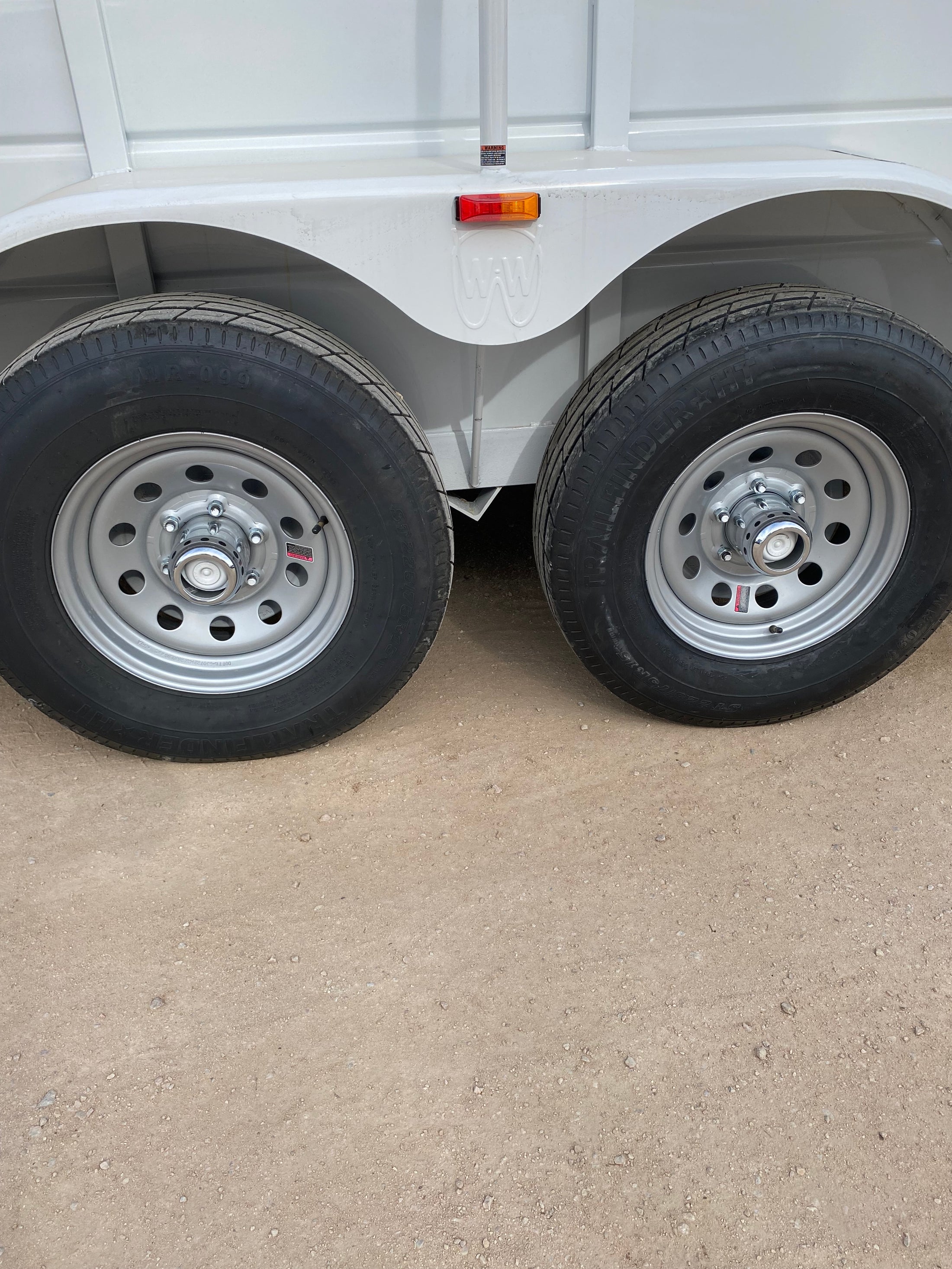 WW 5x14 2026 Livestock Trailer WHITE- 8206
