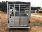 Calico 20 x 6 x 6'6 Gooseneck Livestock Trailer gray - 0699