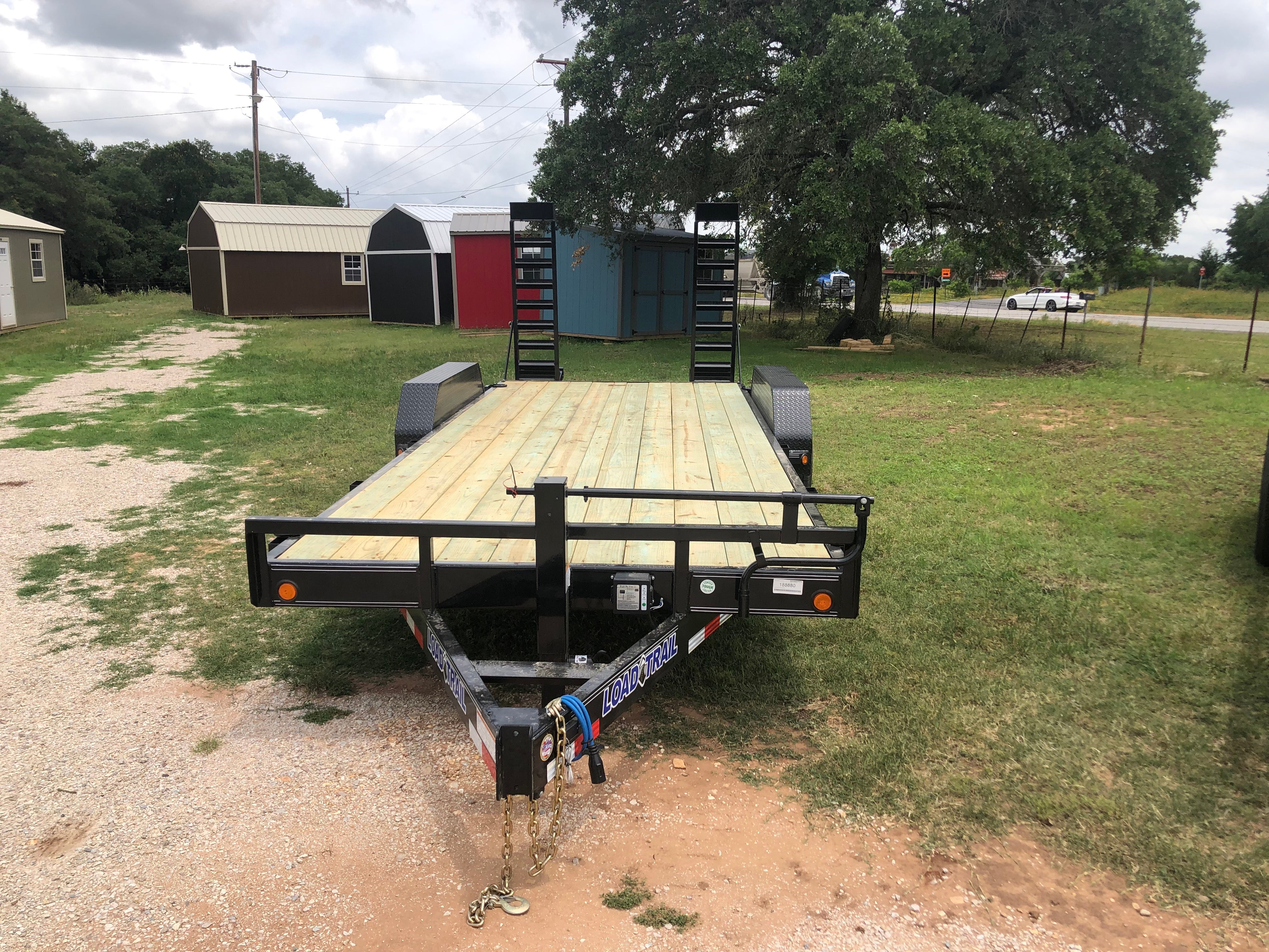 LoadTrail 83" x 20' Tandem Carhauler w/Fold Up Ramps- 8094